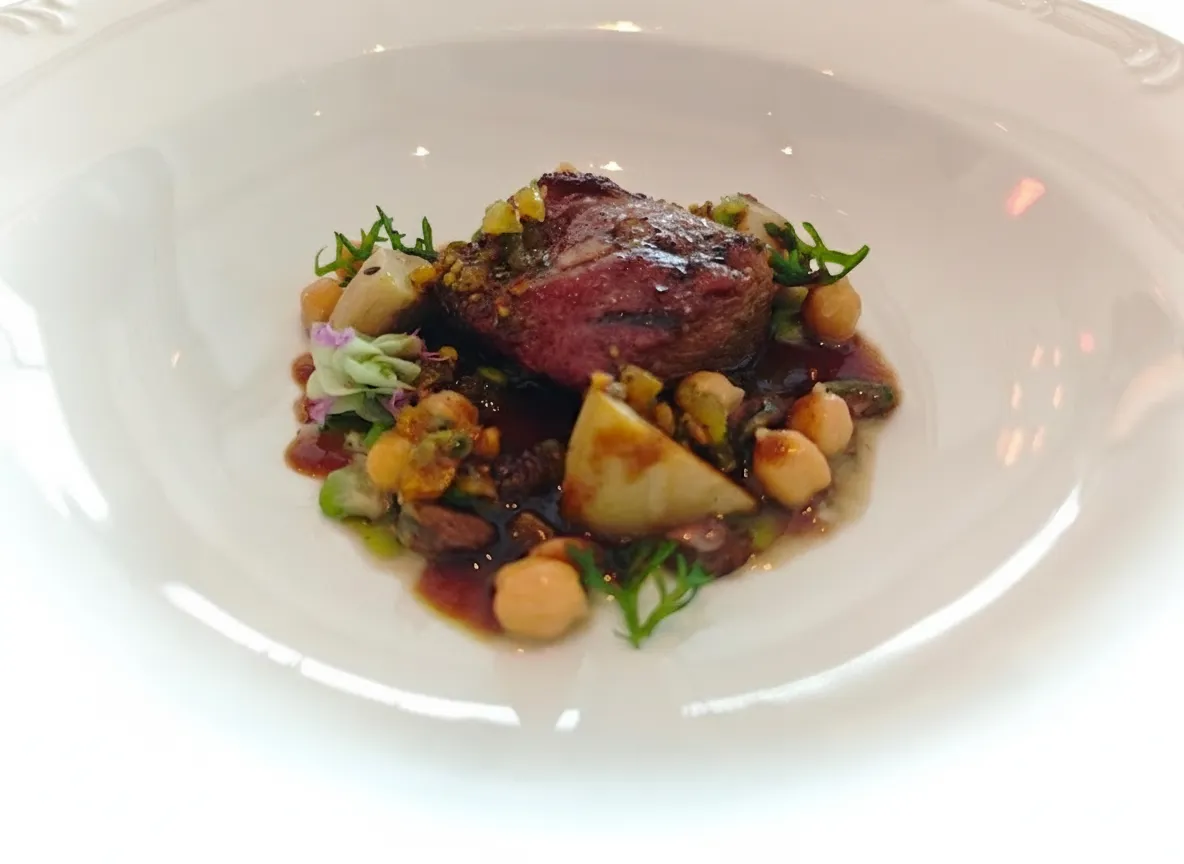 Elegant plating at Per Se